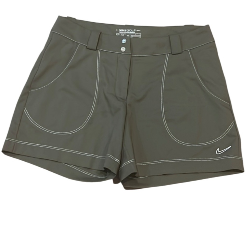 Nike Golf Tour Performance Olive Green Women's Athletic Shorts Size 4